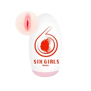 Six Girls – Estimulador Masculino em Cyberskin com Textura Realística