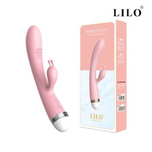 Vibrador Recarregável com Estimulador de Clitóris e Ponto G – 10 Funções de Vibração