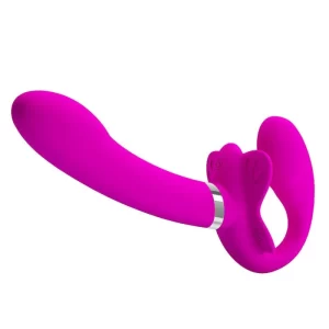 Massageador Dupla Penetração com Vibração Ponto G