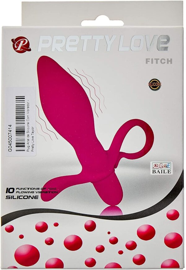 Plug Anal de Silicone com Vibrador Pretty Love Taylor - Image 2