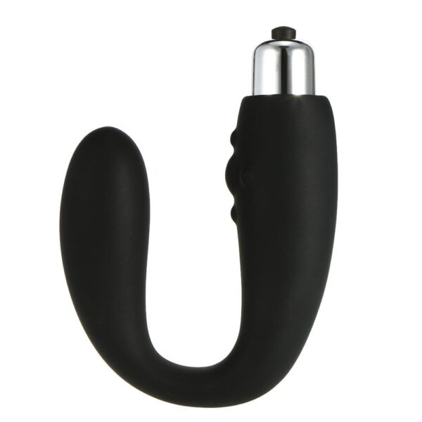 Massageador de Próstata com Vibração Intensa - Silicone Médico Impermeável, Estimulador Ergonômico Masculino