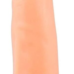 Prótese Maciça 13,5 x 3,5 cm Bege Atóxica, Realista, Resistente à Água – Sem Vibrador, Conforto e Prazer Garantidos