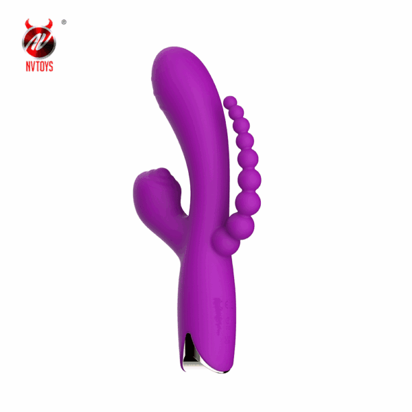 Vibrador de Ponto G e Clitóris com Plug Anal - Estimulação Completa, 10 Modos de Vibração