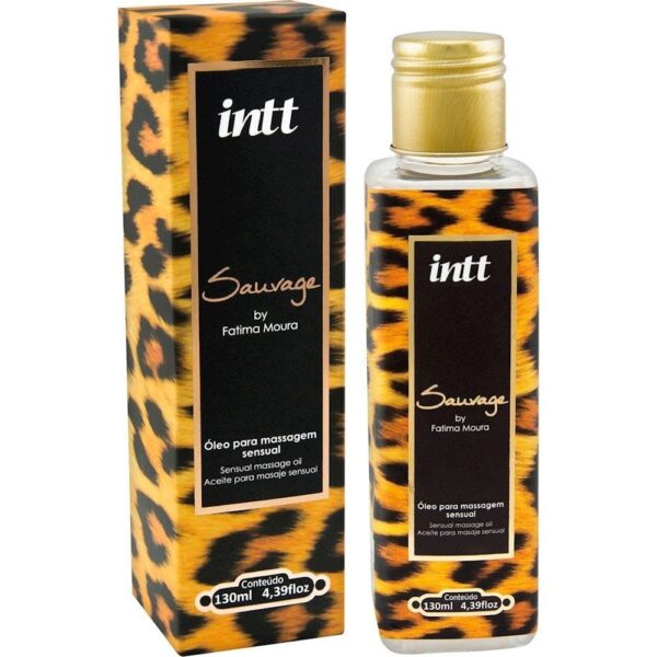Sauvage Óleo de Massagem Corporal Sensual - Hidratação, Antioxidante e Vitaminas para Pele Aveludada e Bronzeada