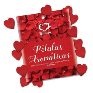 Pétalas Aromáticas de Cetim Vermelho com Essência Afrodisíaca de Narciso – Ideal para Brincadeiras Sensuais e Presentes Especiais