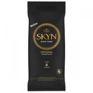 Preservativo Masculino de Látex Avançado com Lubrificante de Silicone – Sensação Pele com Pele, Segurança e Conforto, Tamanho 53mm, Atoxíco