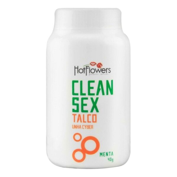 Clean Sex Talco para Brinquedos Eróticos - Higiene, Conservação e Perfume para Cyber Skin e Soft Skin