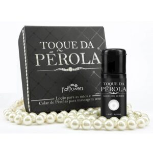 Colar de Pérolas para Massagem Sensual – Loção Masturbadora e Kit Prazer a Dois