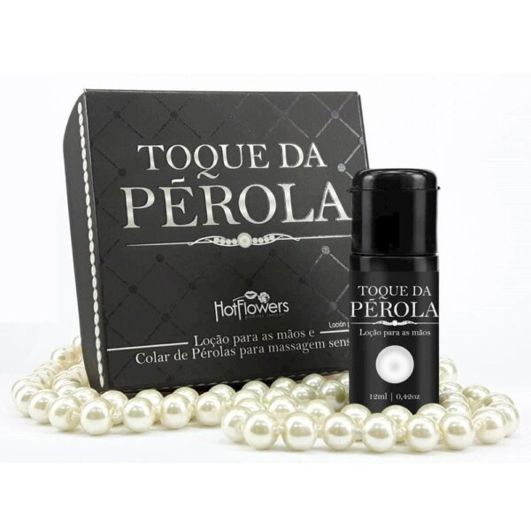 Colar de Pérolas para Massagem Sensual - Loção Masturbadora e Kit Prazer a Dois