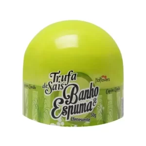 Banho e Espuma Trufa Capim-Limão – Sais Efervescentes Refrescantes para Chuveiro ou Banheira