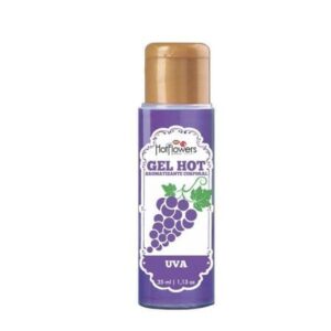 Gel Aromatizante de Uva Hot Flowers – Calor Delicioso e Sabor