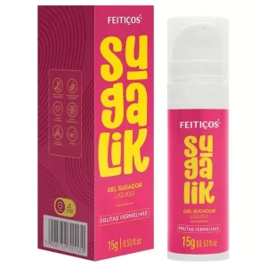 Sugalik Gel Sugador Líquido Comestível com Extrato de Jambu 15g Feitiços