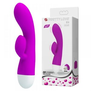 Vibrador Ponto G Com Estimulador De Clitóris Eli - Pretty Love