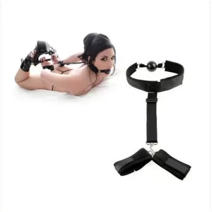 Kit Mordaça Com Algemas