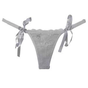 Calcinha Sexy em Renda com Transparência - Vem logo - Branco