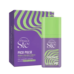 Pico Pulse Gel Sugador Unissex Suga Pulsa e Gela- uva
